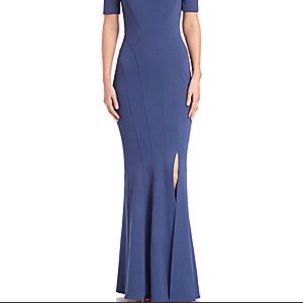 Zac Posen Black Ariel Gown Sz 10